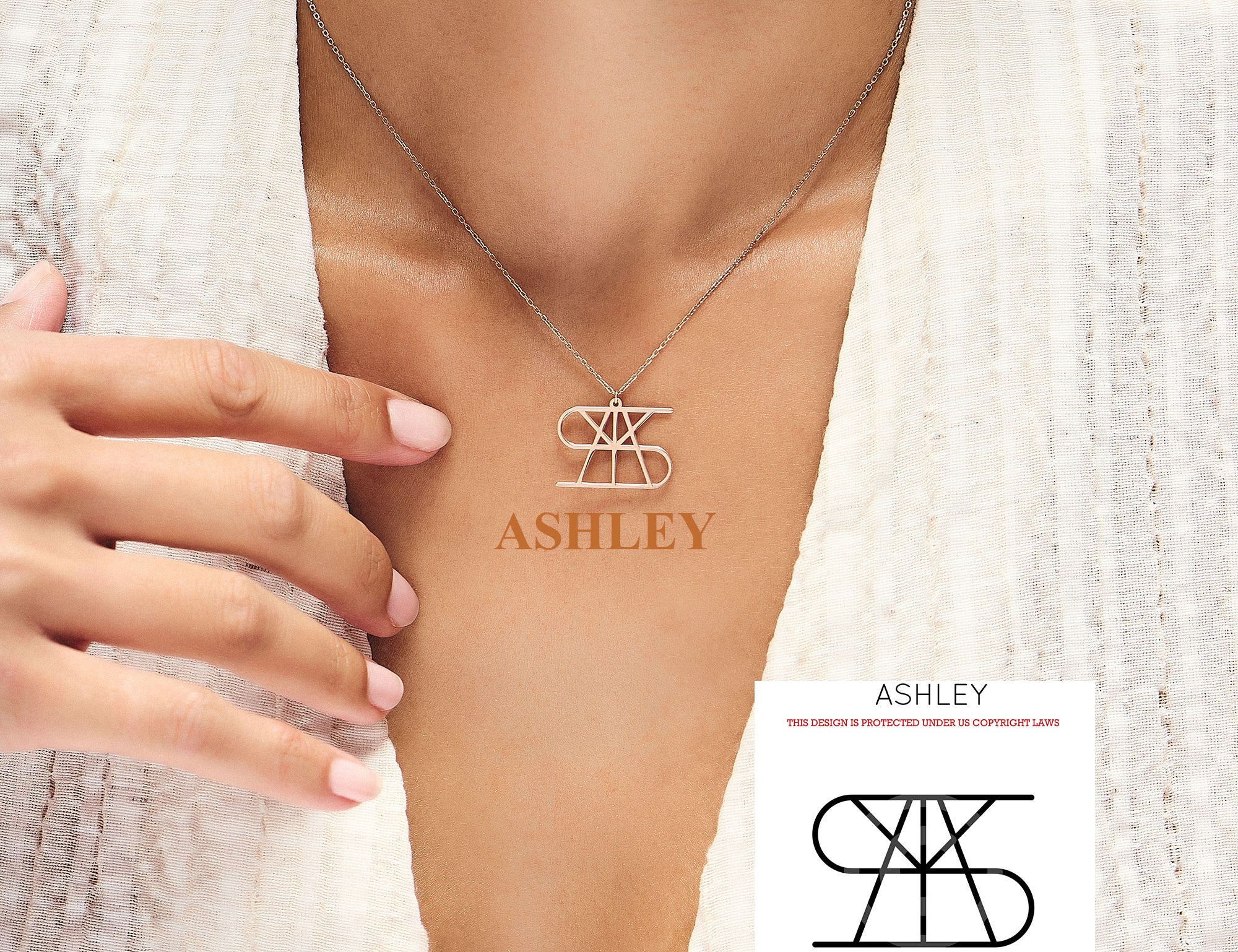 Name Logo Necklace