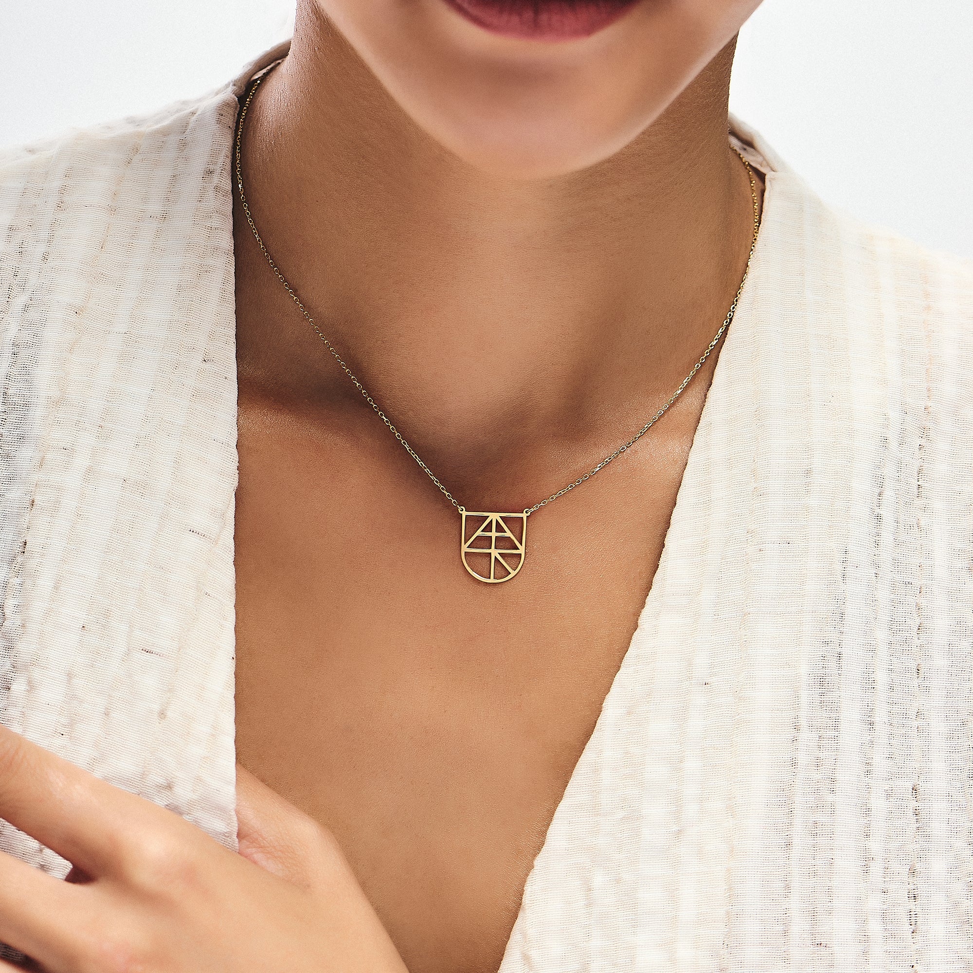 Personalized Handmade Women Gold Name Necklace