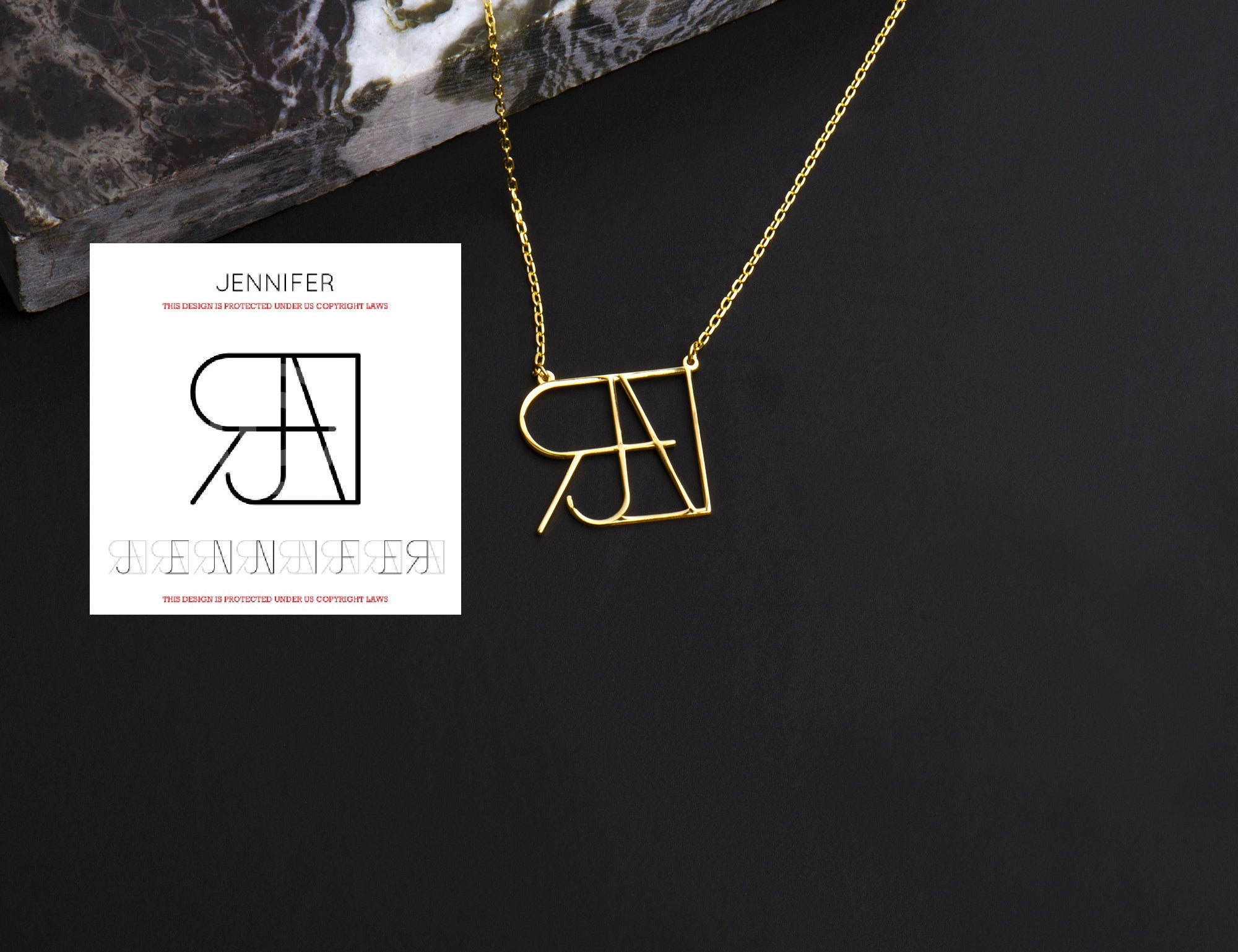 Name Logo Necklace, Christmas Gifts, Necklace for woman, Name Necklace