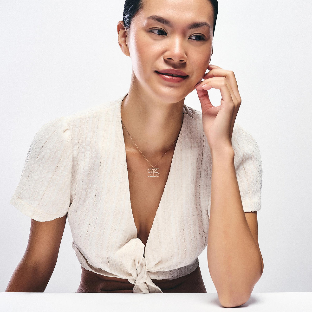 Name Logo Necklace, Christmas Gifts, Necklace for woman, Name Necklace